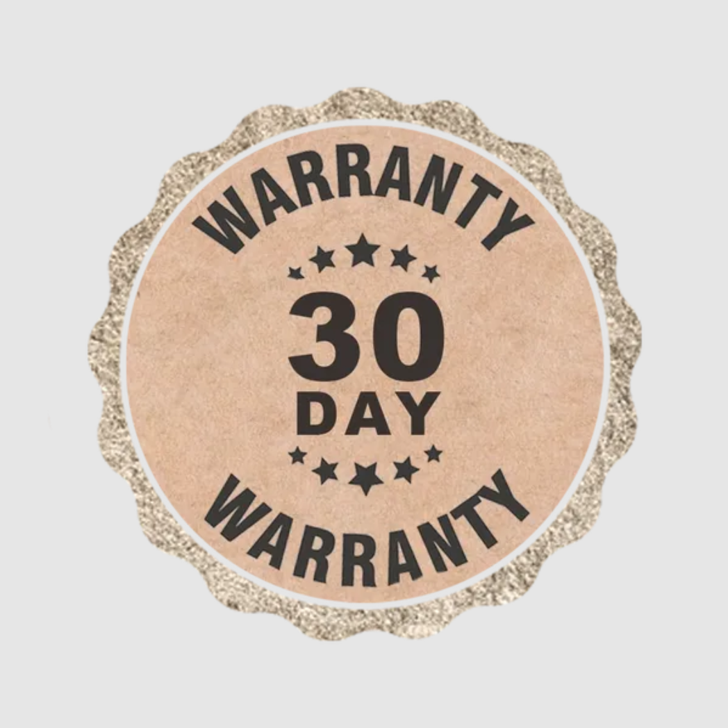 Why We Offer a 30-Day Warranty