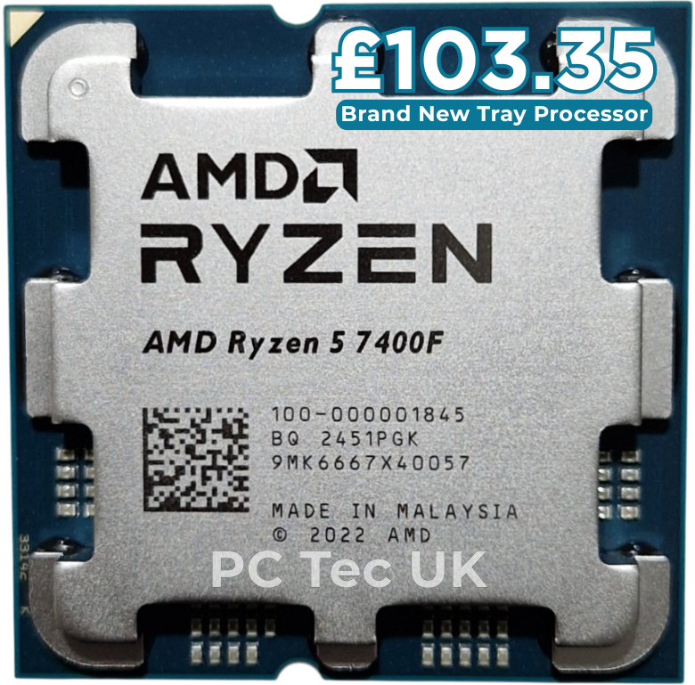 New AMD Ryzen 5 7400F Tray Processor