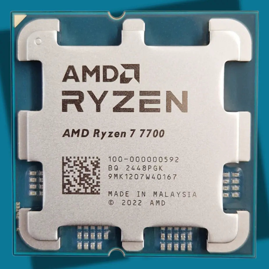 AMD RyzenTM 7 7700X 8-Core, 16-Thread Unlocked Desktop Processor AMD Ryzen 7 7700X 105W 8 Core 16 Thread CPU cpu