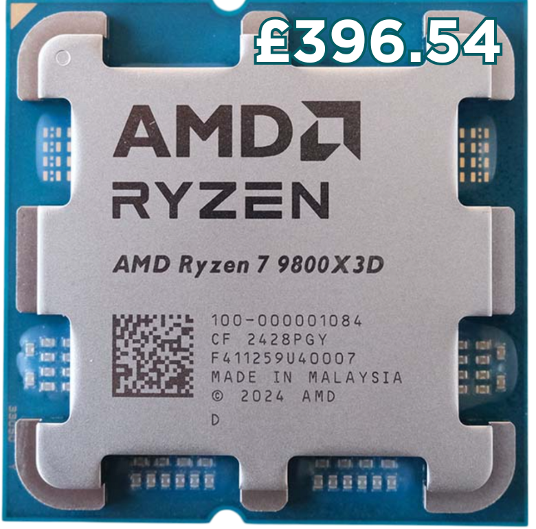 Brand New AMD Ryzen 7 9800X3D Tray Processor, Socket AM5, No Cooler