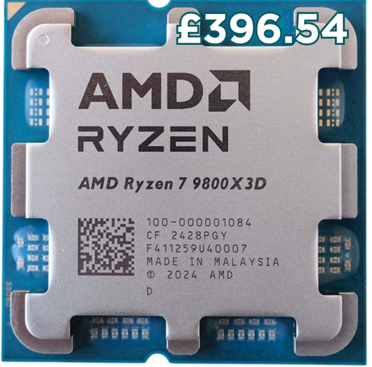 Brand New AMD Ryzen 7 9800X3D Tray Processor, Socket AM5, No Cooler