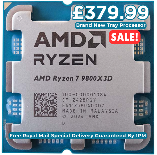 New AMD Ryzen 7 9800X3D Tray Processor