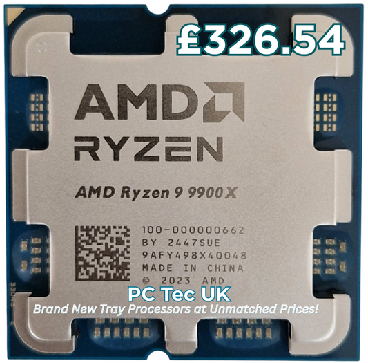 Brand New AMD Ryzen 9 9900X Tray Processor, Socket AM5, No Cooler